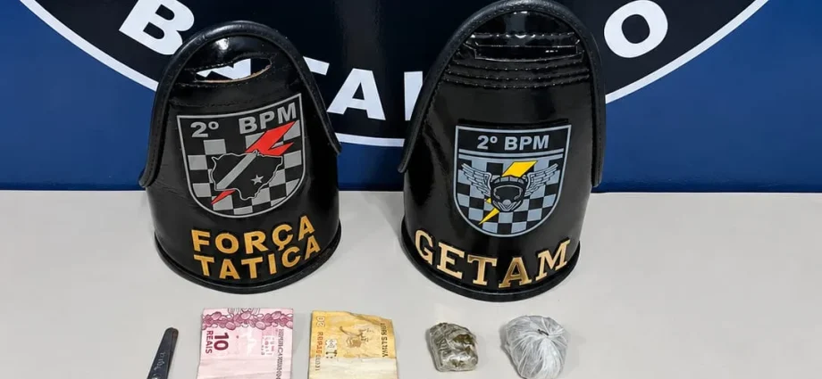 Casal é detido por tráfico de drogas em Três Lagoas após ação da Força Tática e GETAM
