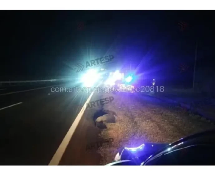 Pedestre morre atropelado na SP-294, em São Paulo