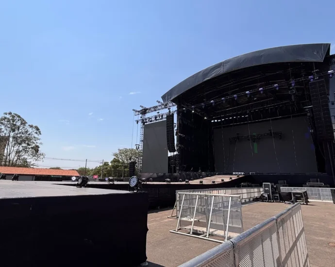 Palco do Maroon 5 em São José do Rio Preto conta com estrutura impressionante